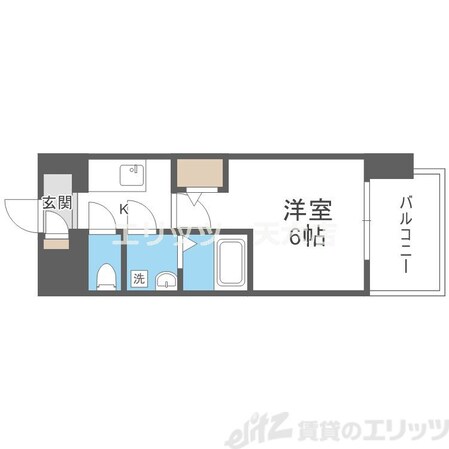 エスリードレジデンス梅田デュオの物件間取画像